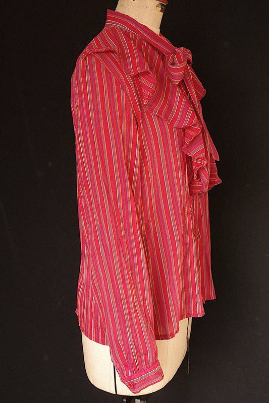 ヴィンテージブラウス vêtement vintage rouge .FR A Ll'EPOQUE