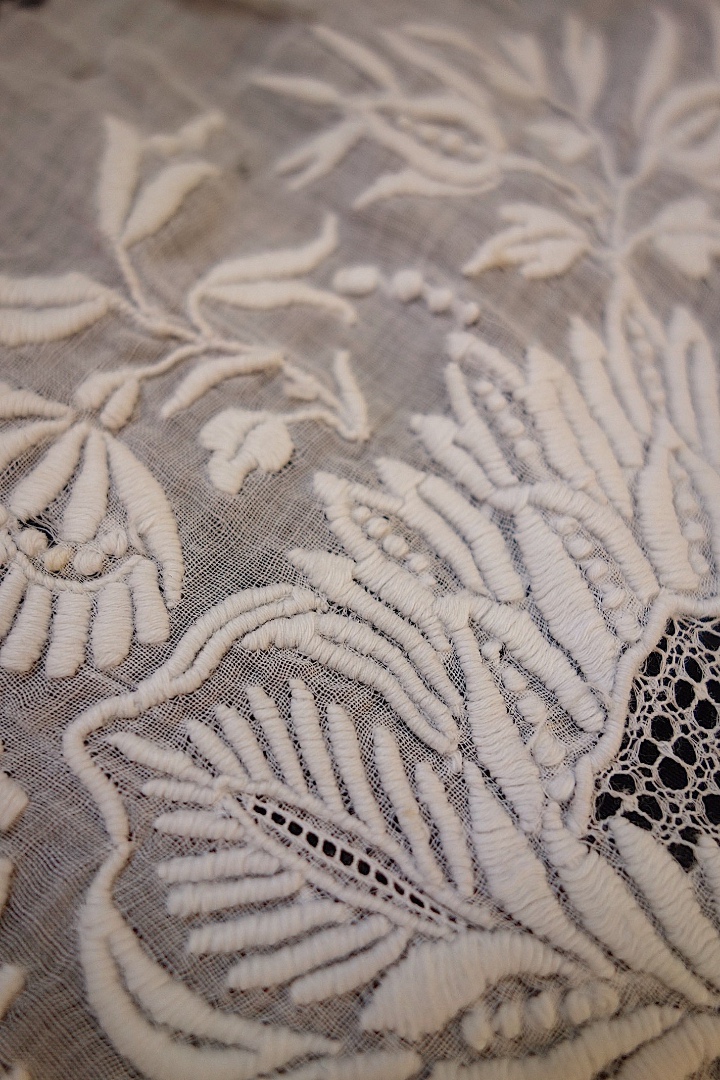 アンティークレース 刺繍ハギレ lots2