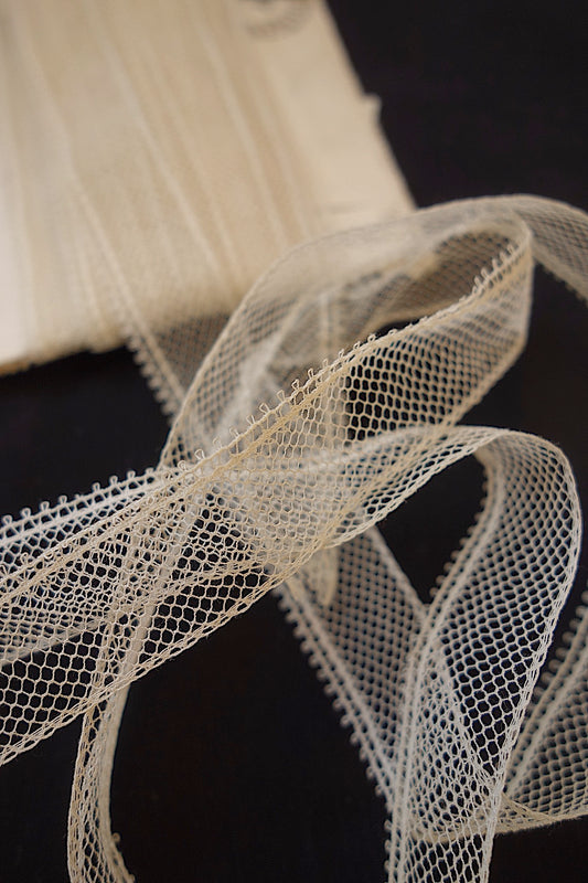 アンティークレース 無地チュールテープ