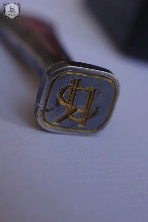 SCEAU CACHET  アンティーク モノグラム ブロンズ .FR A Ll'EPOQUE