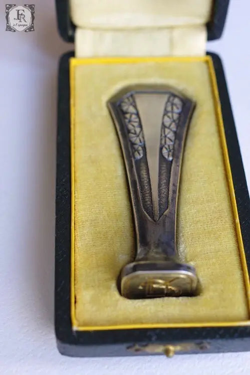 SCEAU CACHET  アンティーク モノグラム ブロンズ .FR A Ll'EPOQUE