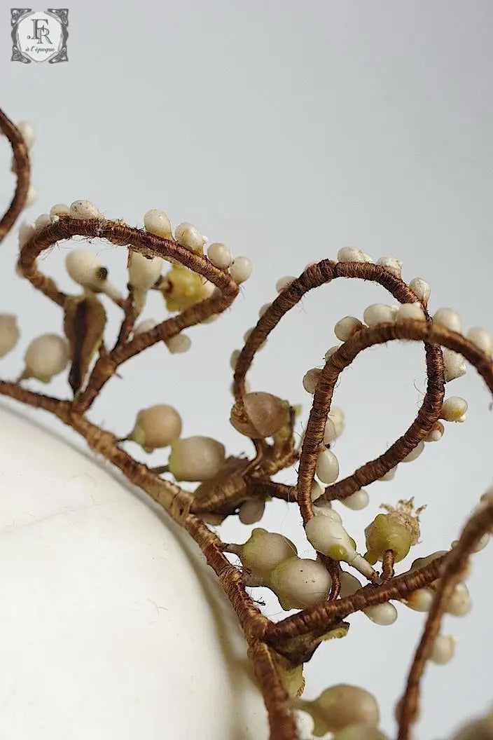 アンティークティアラ antique COURONNE DE MARIEE .FR a l'epoque