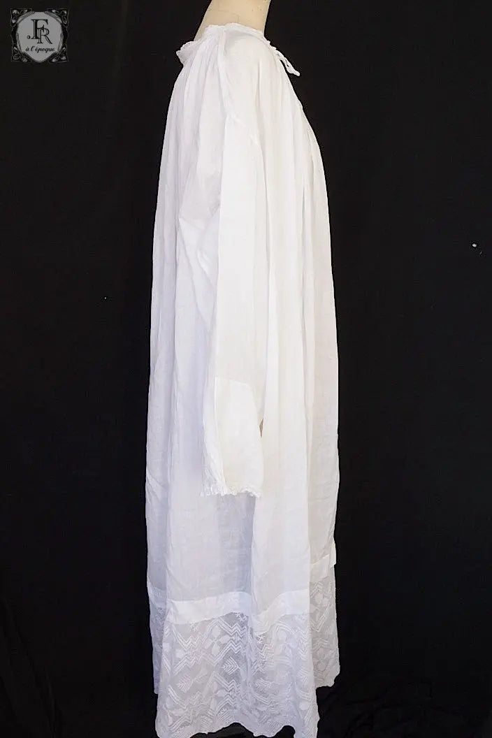 アンティーク司祭チュニック antique aube Church Smock1 .FR a l'epoque