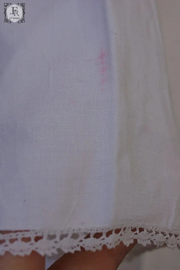 アンティーク司祭チュニック antique aube Church Smock3 .FR a l'epoque