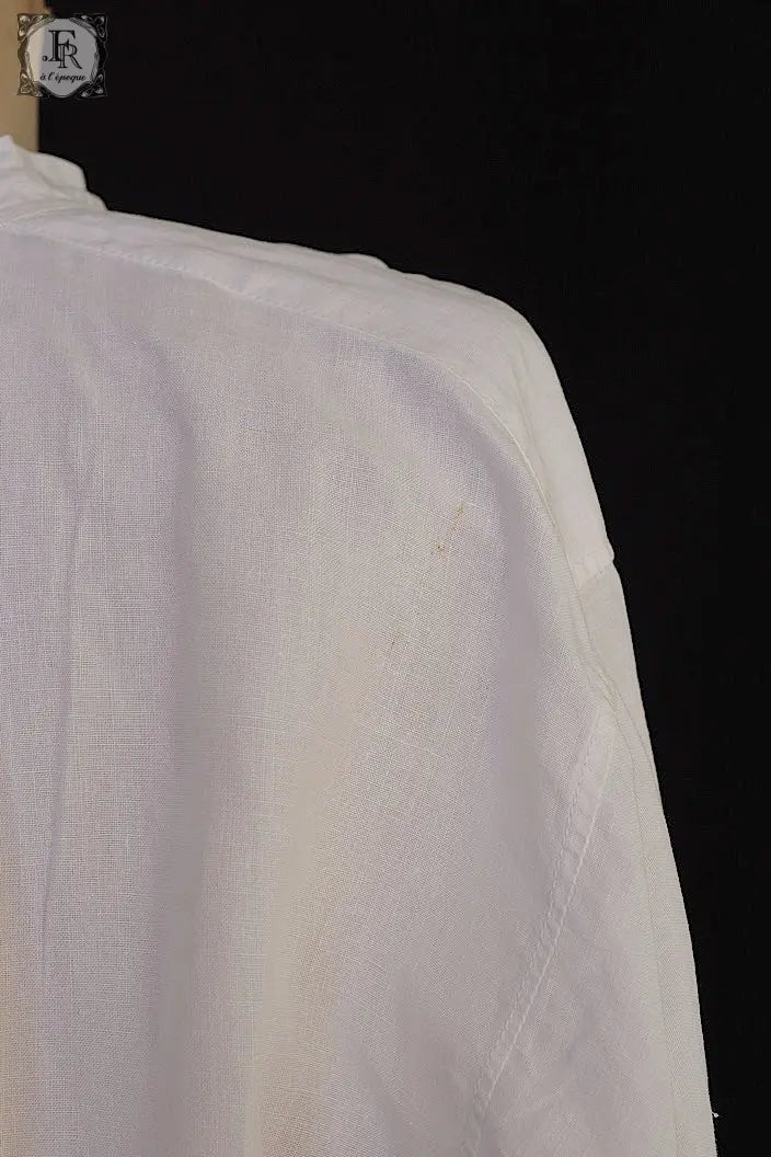 アンティーク司祭チュニック antique aube Church Smock3 .FR a l'epoque