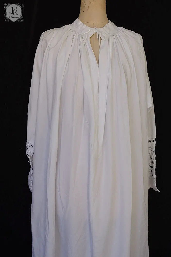 アンティーク司祭チュニック antique aube Church Smock5 .FR a l'epoque