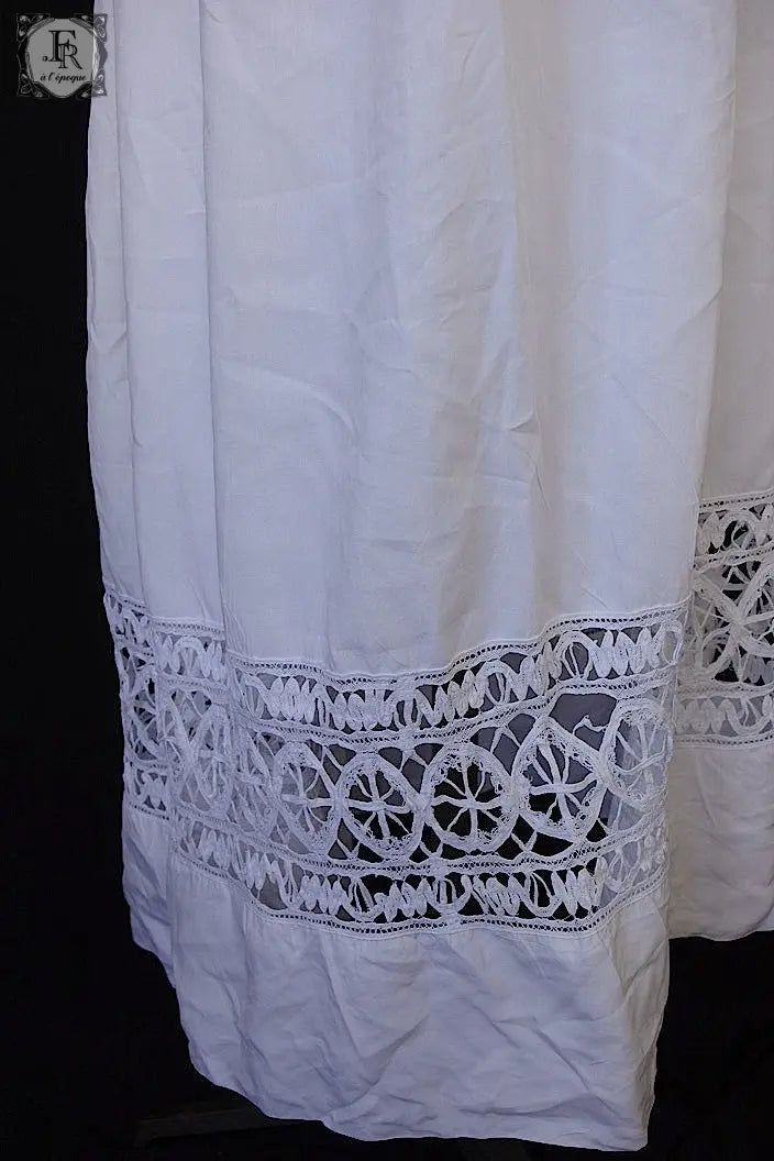 アンティーク司祭チュニック antique aube Church Smock5 .FR a l'epoque