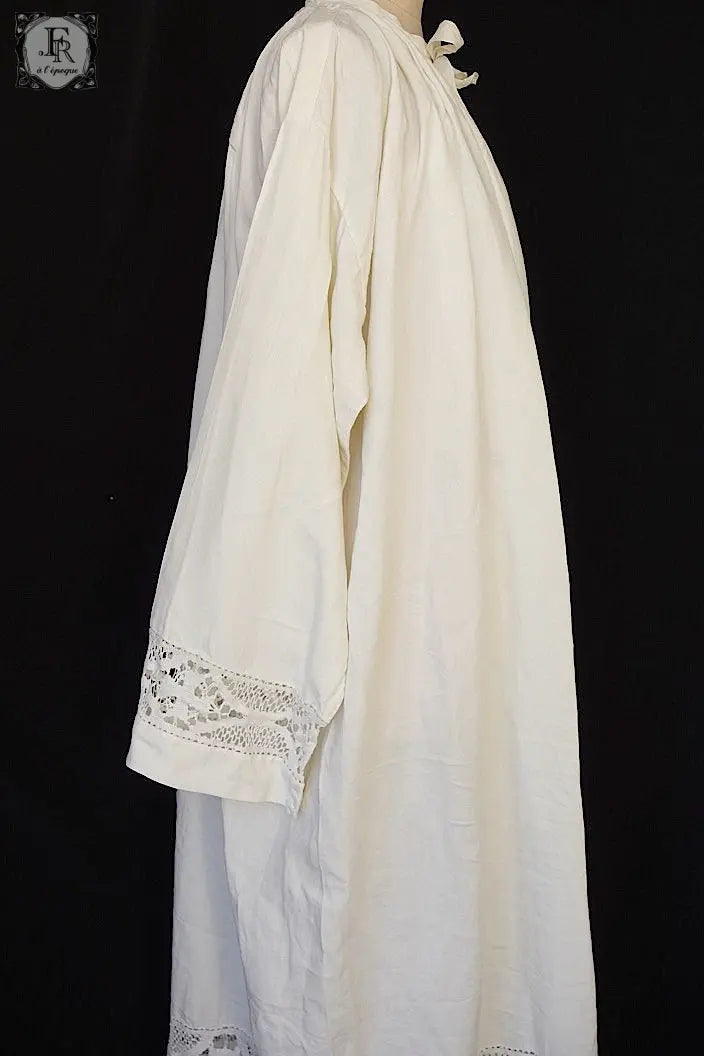 アンティーク司祭チュニック antique aube Church Smock6 .FR a l'epoque