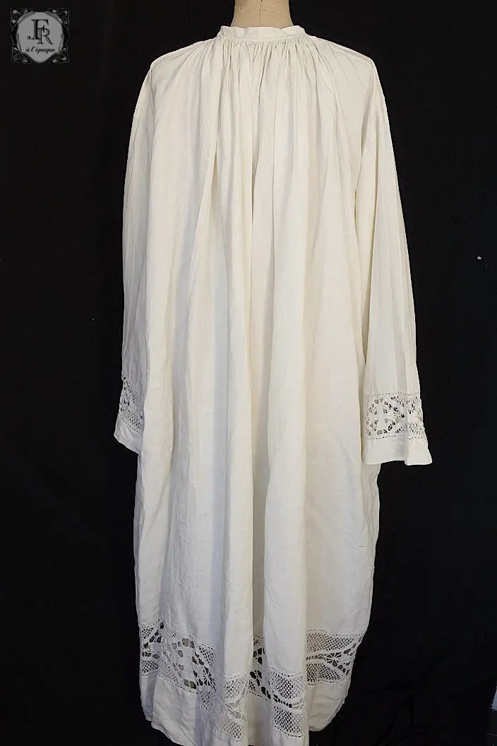 アンティーク司祭チュニック antique aube Church Smock6 .FR a l'epoque
