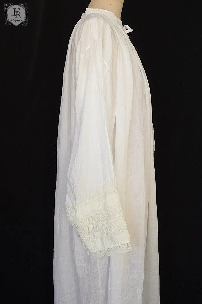 アンティーク司祭チュニック antique aube Church Smock7 .FR a l'epoque
