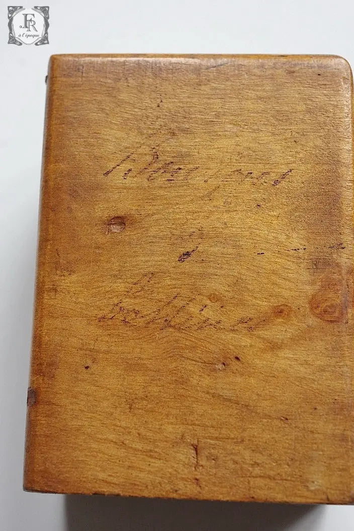 アンティークボタン 木箱 antique boutons ボチンヌ用 .FR a l'epoque