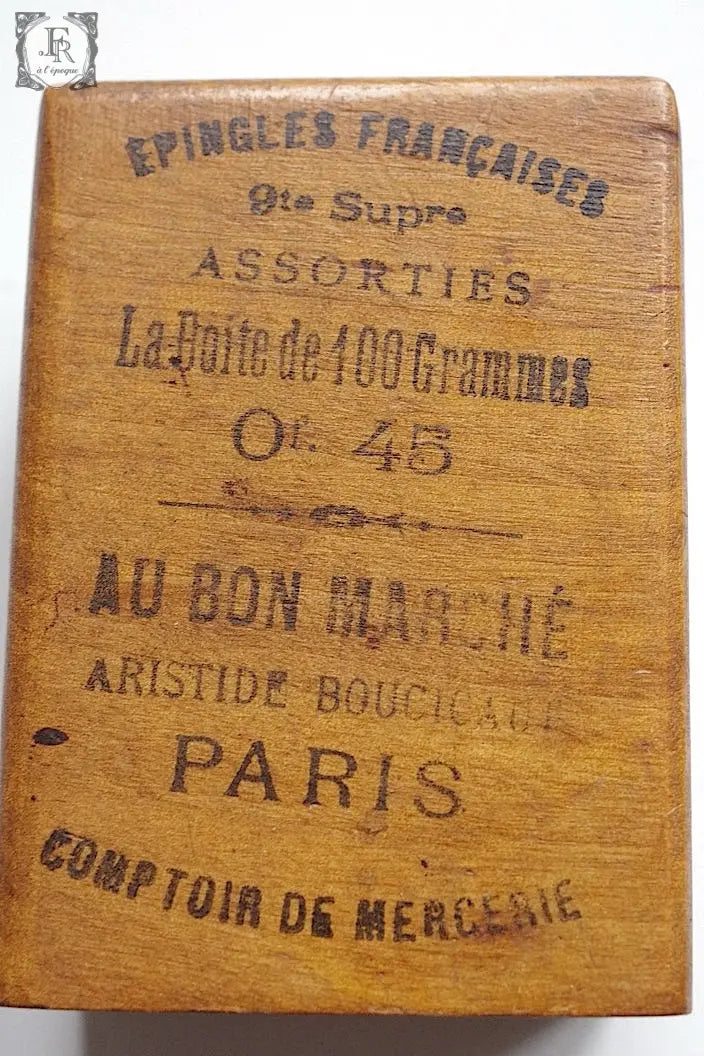 アンティークボタン 木箱 antique boutons ボチンヌ用 .FR a l'epoque