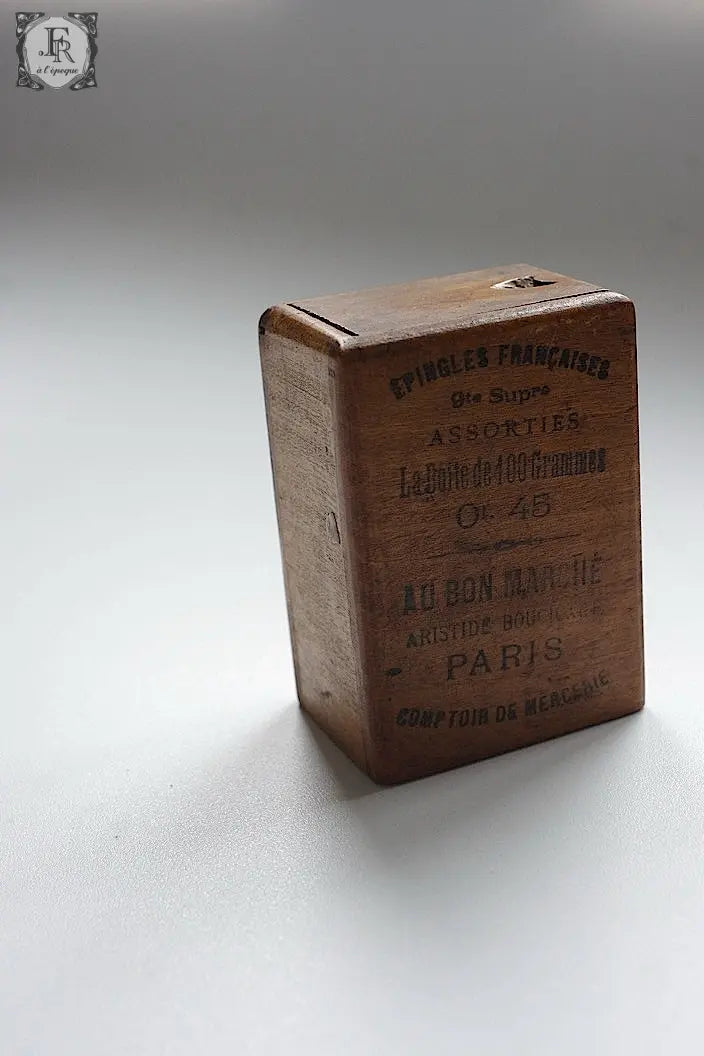 アンティークボタン 木箱 antique boutons ボチンヌ用 .FR a l'epoque