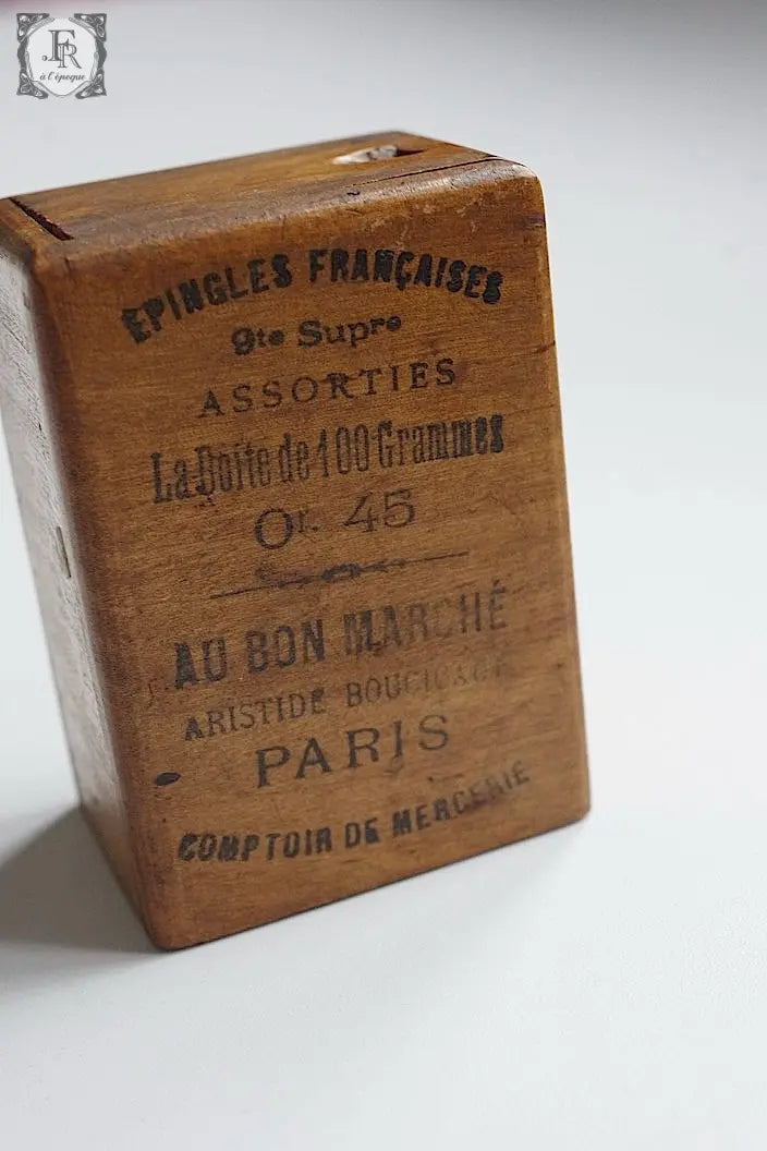 アンティークボタン 木箱 antique boutons ボチンヌ用 .FR a l'epoque