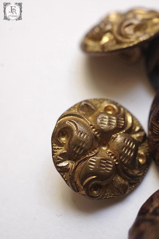 アンティークボタン antique boutons lots1 .FR a l'epoque