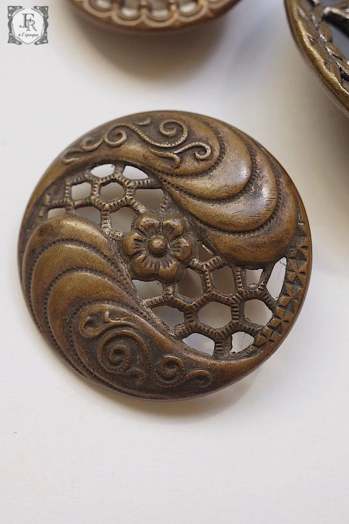 アンティークボタン antique boutons lots2 .FR a l'epoque