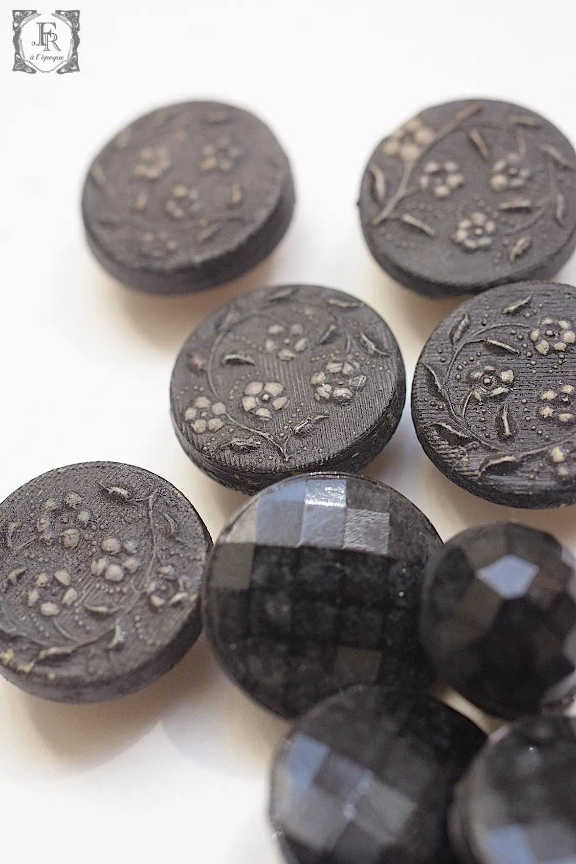 アンティークボタン antique boutons lots3 .FR a l'epoque