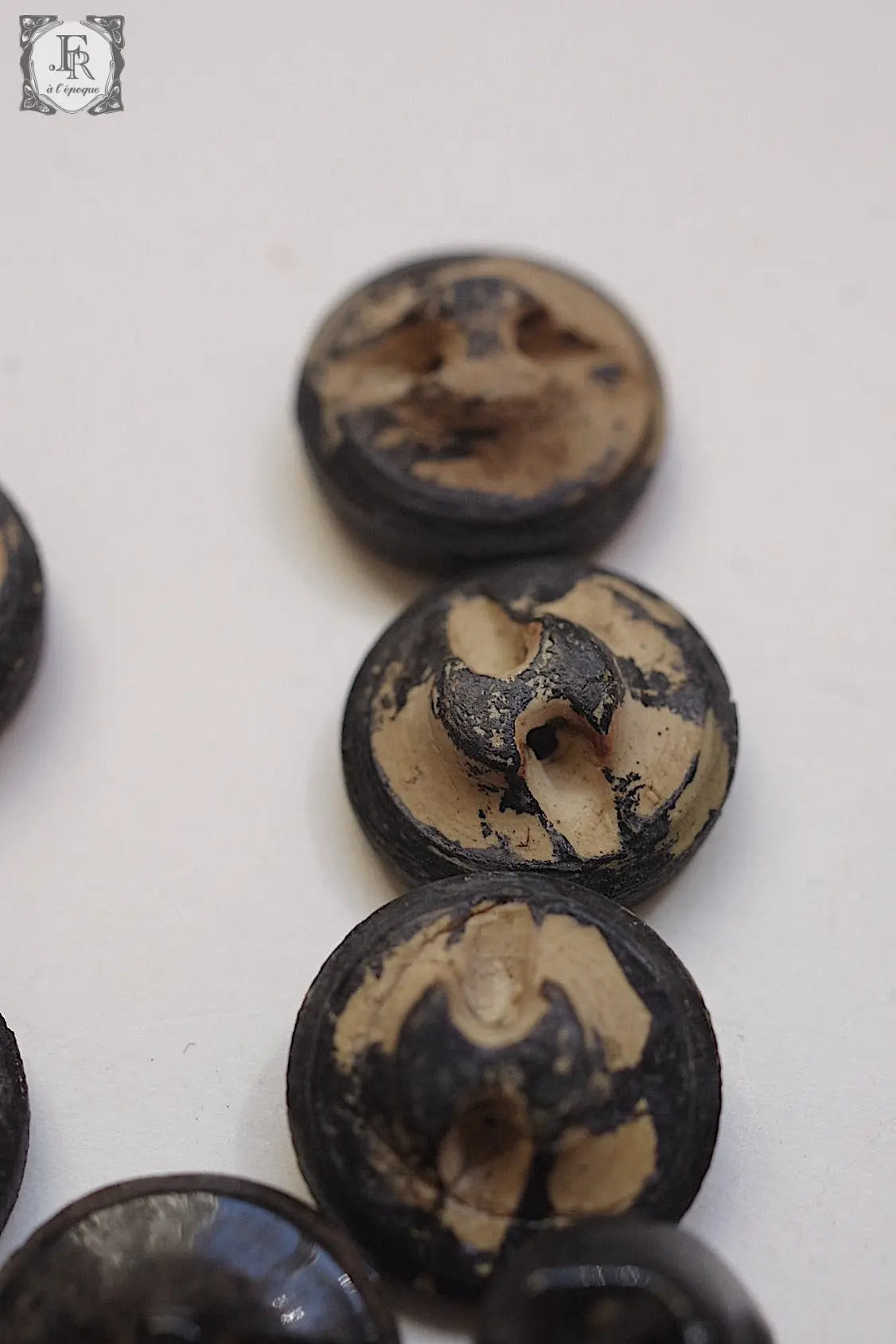 アンティークボタン antique boutons lots3 .FR a l'epoque