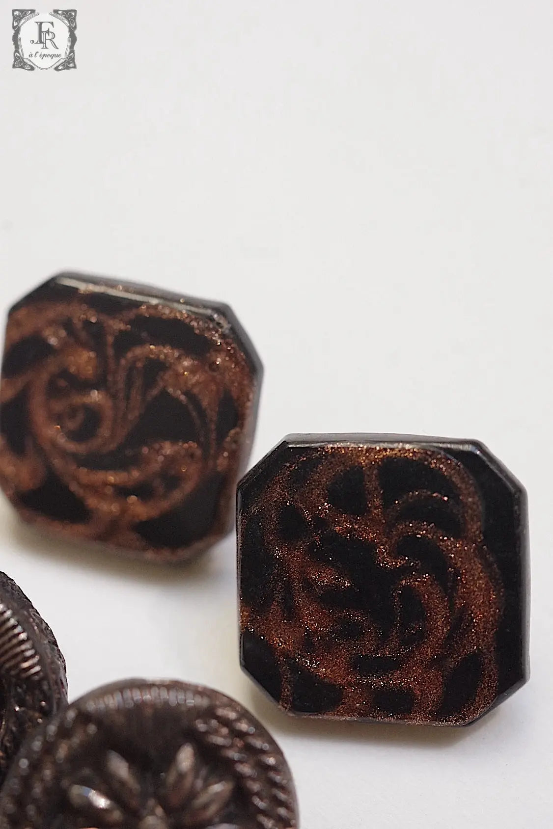 アンティークボタン antique boutons lots4 .FR a l'epoque