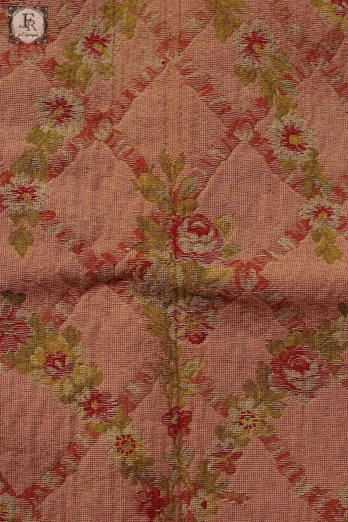 アンティーク生地 antique cloth インテリアクロス ピンク .FR a l'epoque