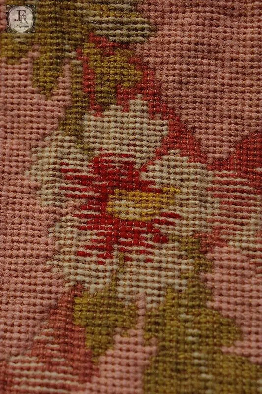 アンティーク生地 antique cloth インテリアクロス ピンク .FR a l'epoque