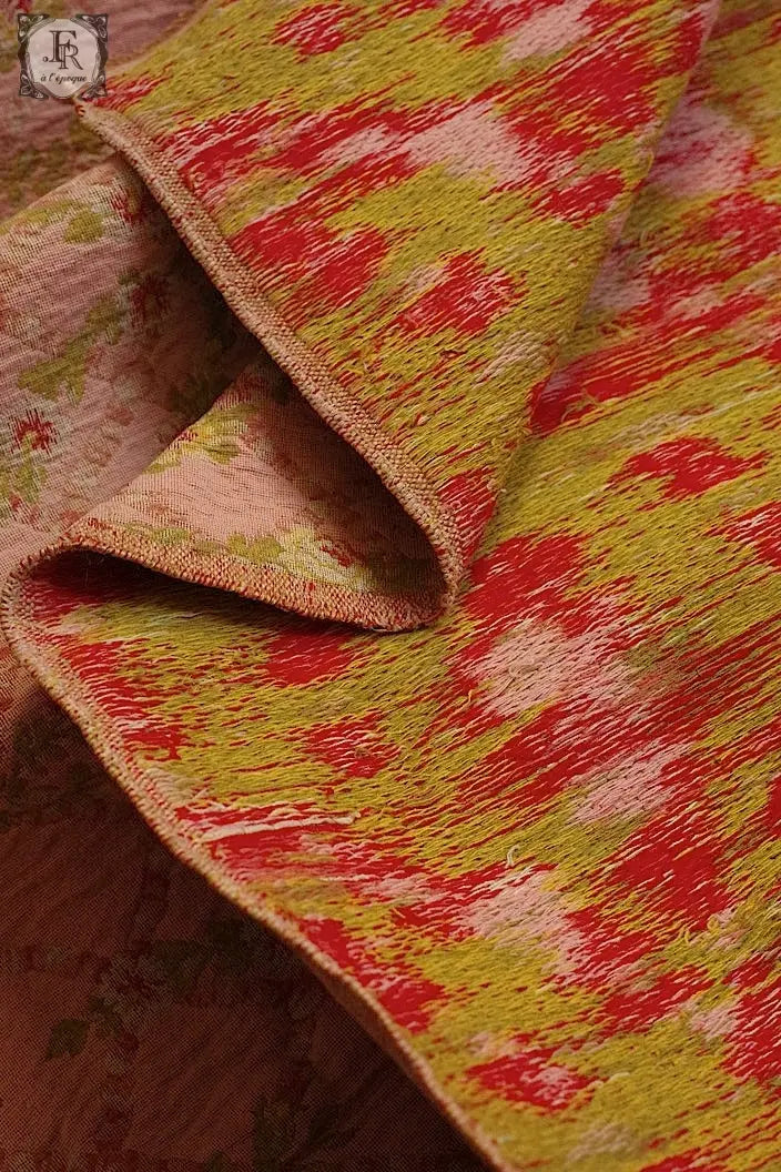 アンティーク生地 antique cloth インテリアクロス ピンク .FR a l'epoque