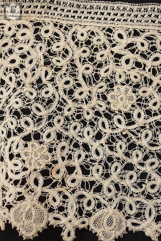 アンティークレース antique dentelle アプリカッションアングレテール .FR a l'epoque
