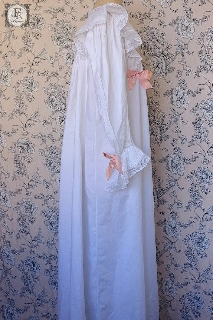 アンティークコットンワンピース antique dress .FR a l'epoque