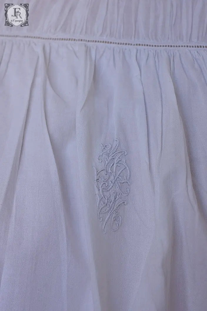 アンティークコットンワンピース antique dress .FR a l'epoque