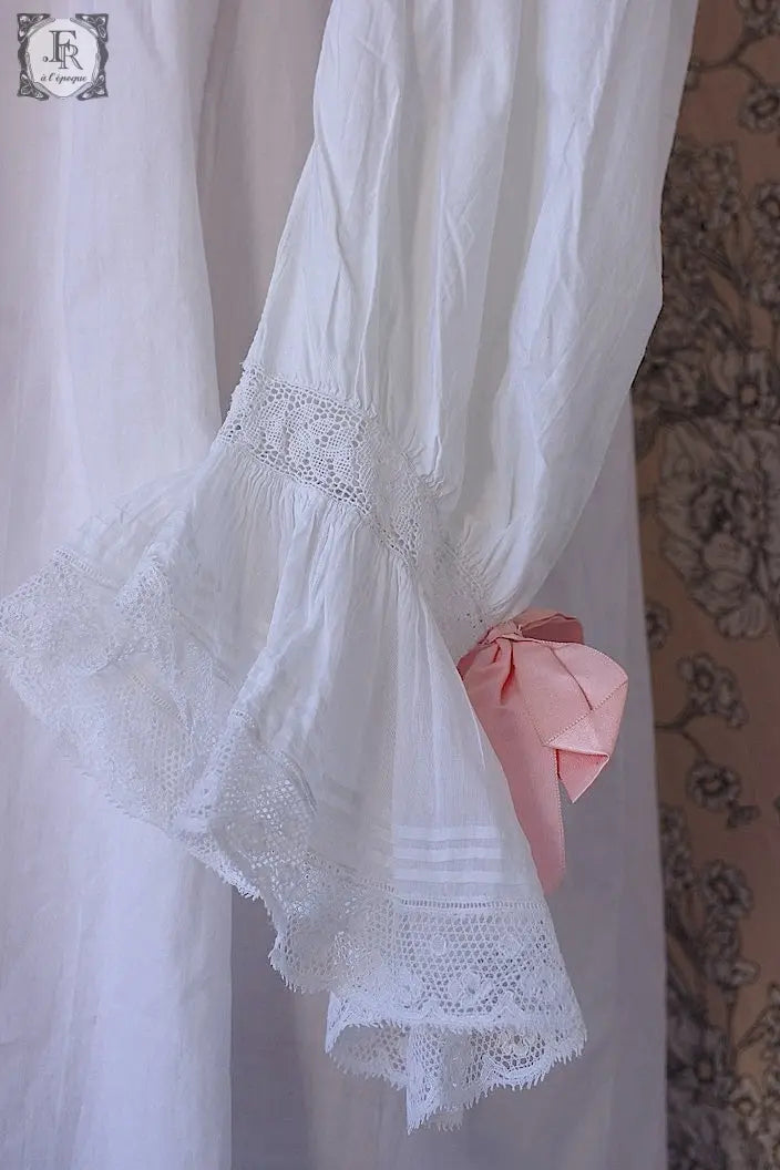 アンティークコットンワンピース antique dress .FR a l'epoque