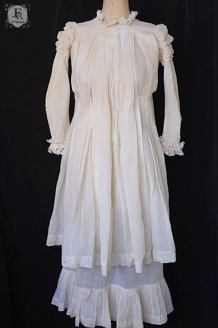 アンティークワンピース+スカート 少女用 antique dress .FR a l'epoque