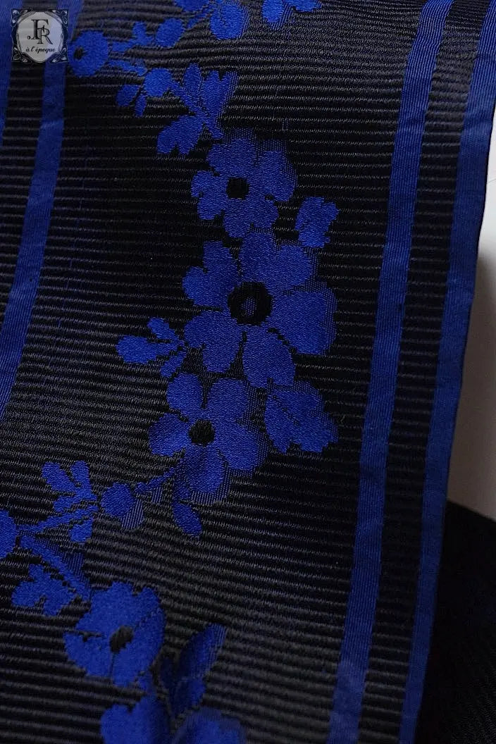 アンティークショール antique fichu  ブルー .FR a l'epoque