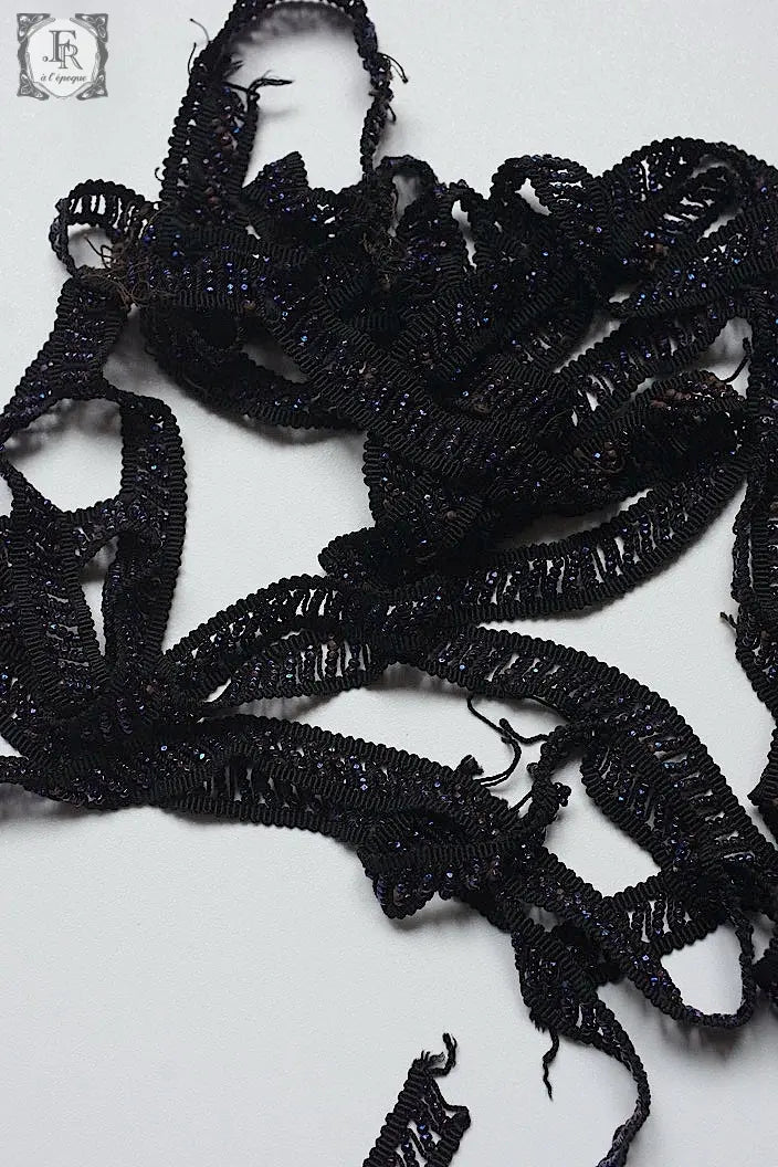 アンティークビーズリボン antique ruban .FR a l'epoque