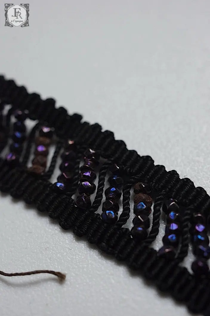 アンティークビーズリボン antique ruban .FR a l'epoque