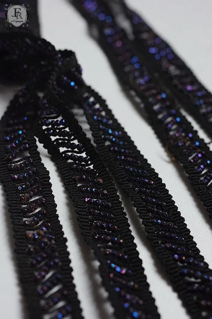 アンティークビーズリボン antique ruban .FR a l'epoque