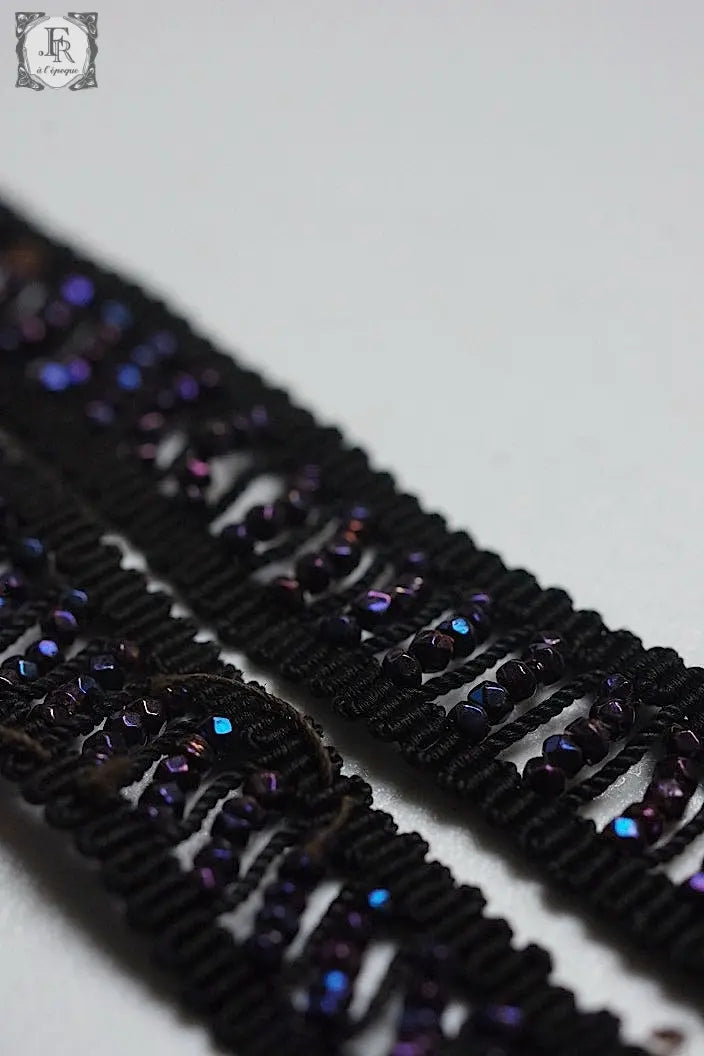 アンティークビーズリボン antique ruban .FR a l'epoque