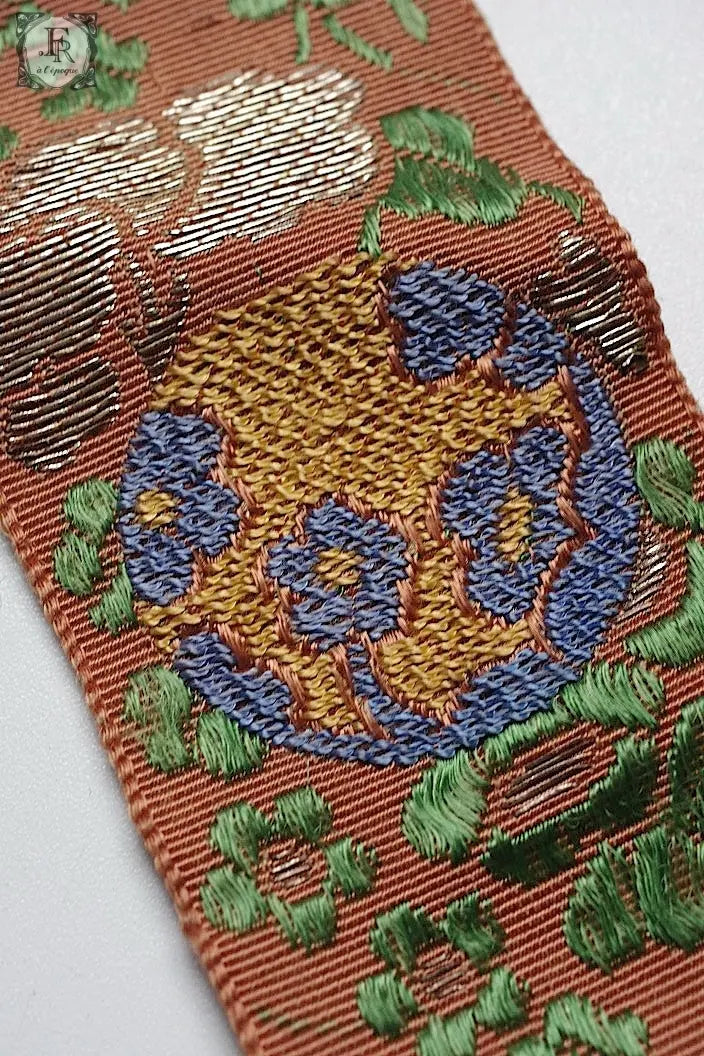 アンティークビーズリボン antique ruban 2種+おまけ .FR a l'epoque