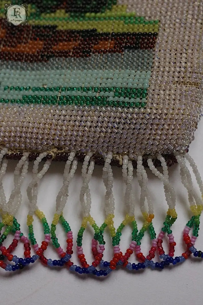 アンティークポシェット antique sac ビーズ .FR a l'epoque