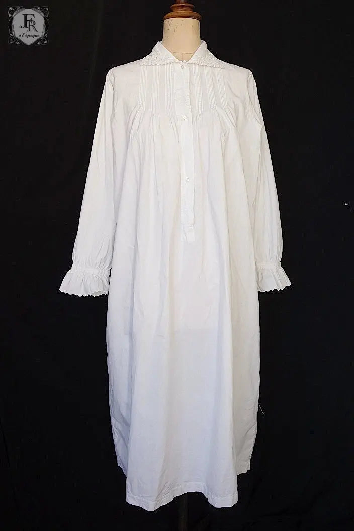 アンティークコットンワンピース antique vêtement .FR a l'epoque