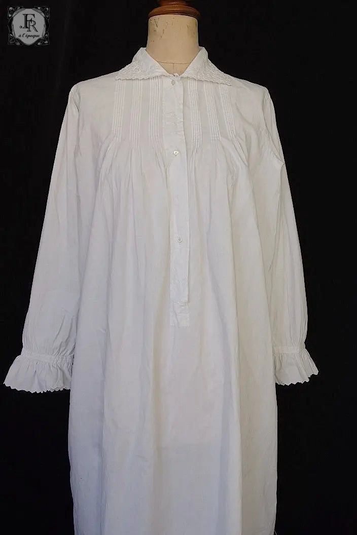 アンティークコットンワンピース antique vêtement .FR a l'epoque
