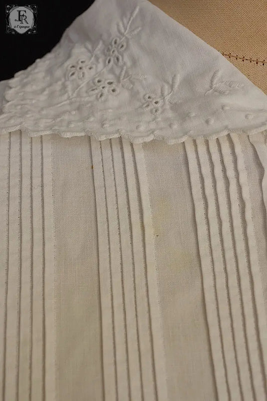 アンティークコットンワンピース antique vêtement .FR a l'epoque