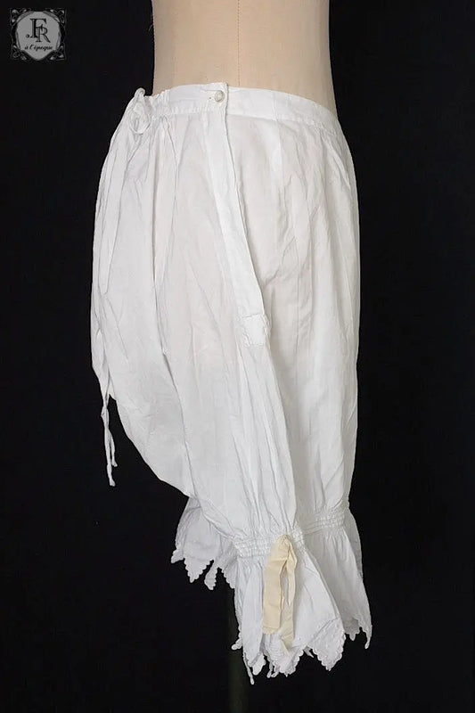 アンティークドロワーズパンツ antique vêtement culotte .FR a l'epoque