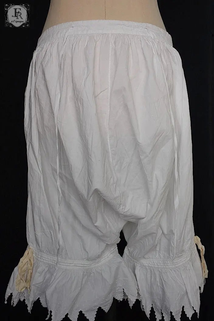 アンティークドロワーズパンツ antique vêtement culotte .FR a l'epoque
