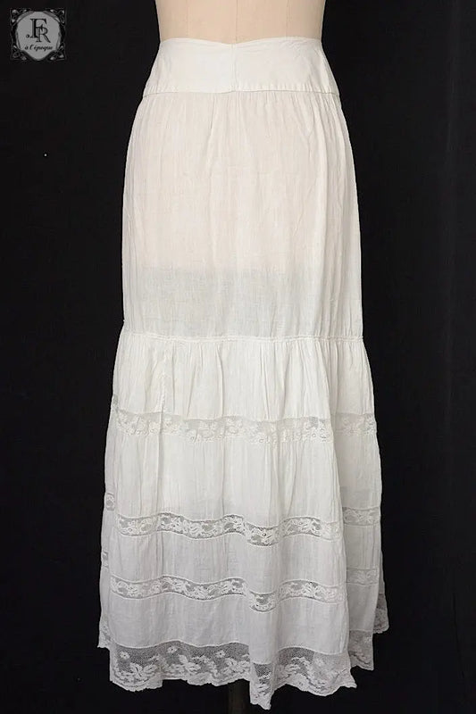 アンティークスカート antique vêtement skirt .FR a l'epoque