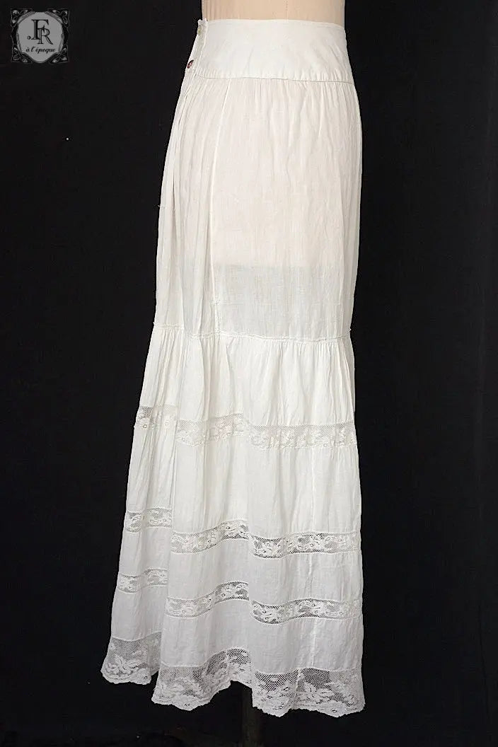 アンティークスカート antique vêtement skirt .FR a l'epoque