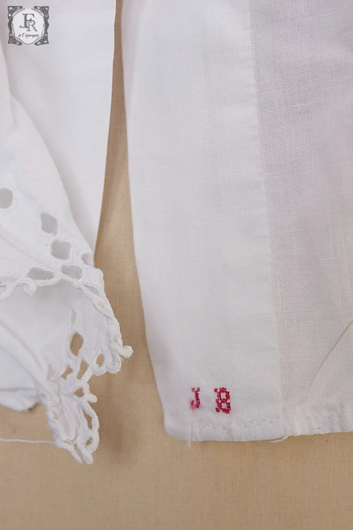 アンティークレースブラウス antique vêtement blouse .FR a l'epoque