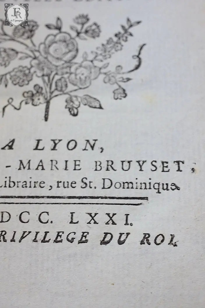 アンティーク本 antique livre .FR a l'epoque