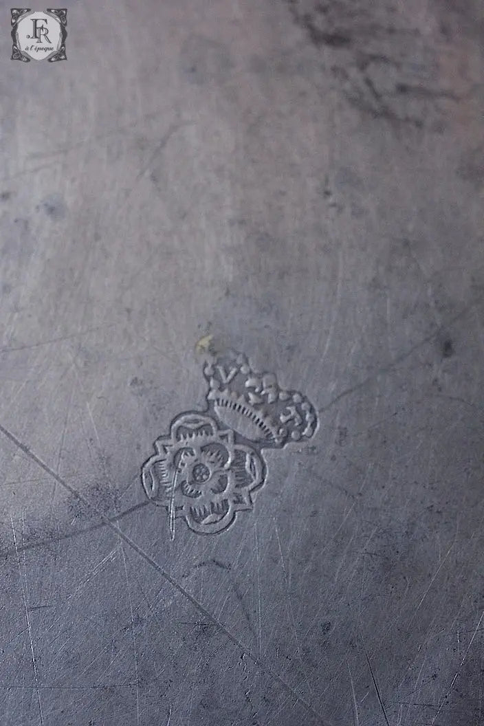 アンティーク皿 assiette ancienne ピューター .FR a l'epoque