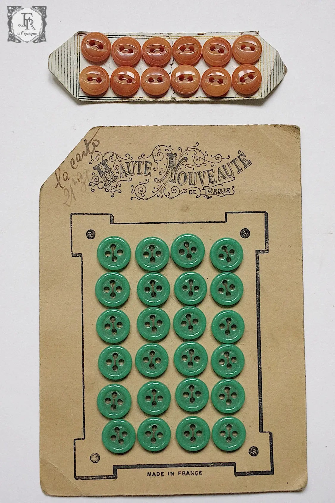 アンティークボタン boutons antique lots .FR a l'epoque