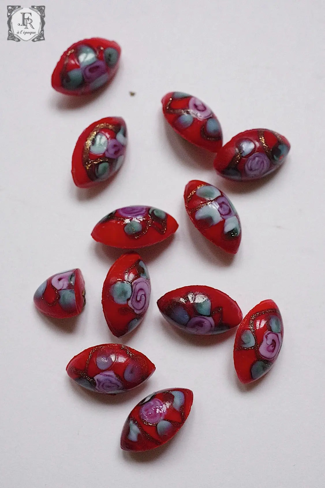 アンティークボタン boutons antique lots 3 .FR a l'epoque